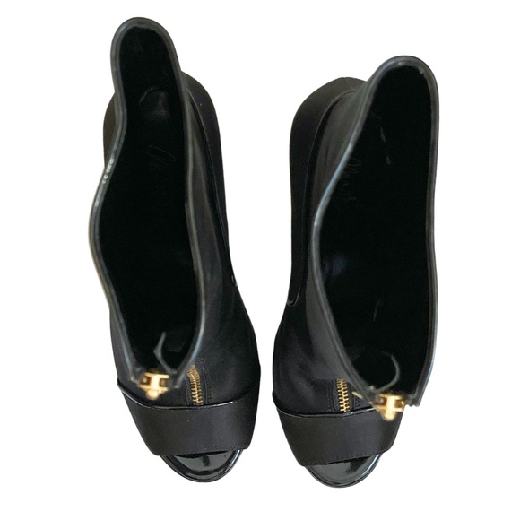 Unworn Miss Sixty Black Fabric Ankle Boots // Size 8 - Picture 4 of 7